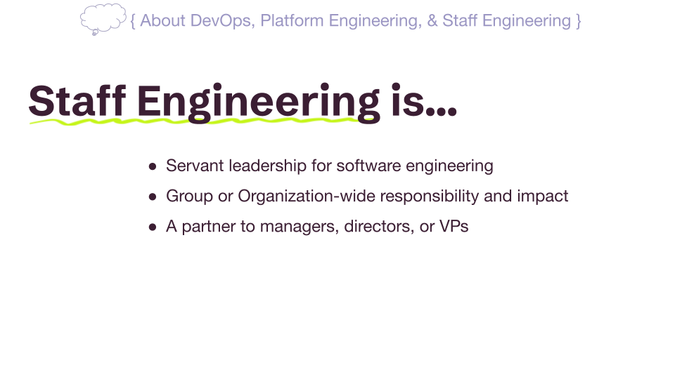 Modern Staff Engineering at a Startup ~ chadxz.dev